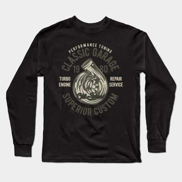 Classic 69 American Muscle Long Sleeve T-Shirt by animericans